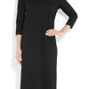 Jil Sander Garden Knitted Jersey Dress in Black - Lyst