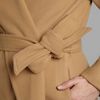 Lauren By Ralph Lauren Shale Wrap Coat in Beige (camel) - Lyst
