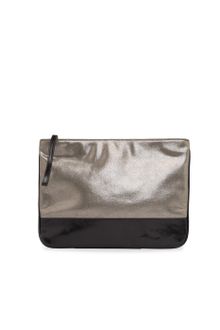 Mango Touch Metallic Effect Pouch - Lyst