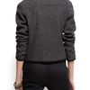 Mango Tweed Jacket in Black - Lyst