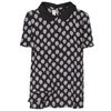 Marni Graphic Silk Printed Top in Black (coal) - Lyst