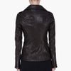 Mcq By Alexander Mcqueen Black Hip Leather Biker Jacket in Black - Lyst