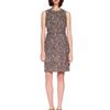 Michael Kors Fringe Trim Tweed Dress in Brown (chocolate) - Lyst