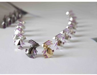 Origami Jewellery Necklace - Lyst