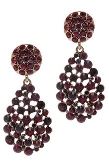 Oscar de la Renta Crystal Earrings - Lyst