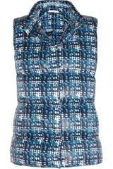 Oscar de la Renta Tweed print Shell Gilet