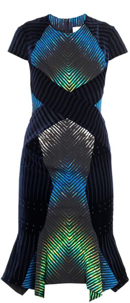 Peter Pilotto Alana Tigerprint Dress - Lyst