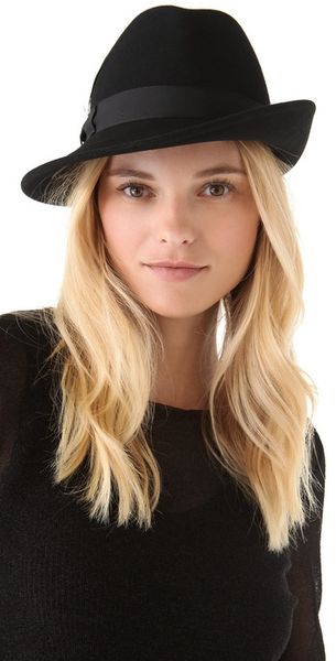 Rag & Bone Press Hat in Black - Lyst