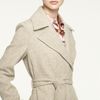 Ralph Lauren Black Label Woven Wool Tweed Harper Coat in Gray (crema stone) - Lyst