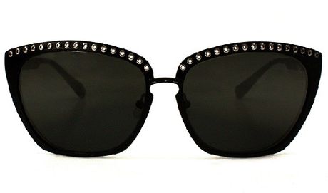 Rebecca Minkoff Harrison Sunglasses in Black - Lyst