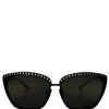 Rebecca Minkoff Harrison Sunglasses in Black - Lyst