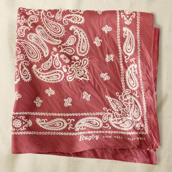 Rugby Paisley Cotton Bandana - Lyst