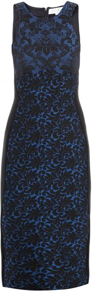 Stella Mccartney Sleeveless Miracle Dress in Blue (black) - Lyst