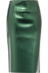 Tibi Bonded Pvc Pencil Skirt