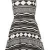 Topshop Aztec Strappy Flippy Tunic in Black - Lyst