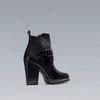 Zara Antik Highheel Ankle Boot with Buckle in Black - Lyst