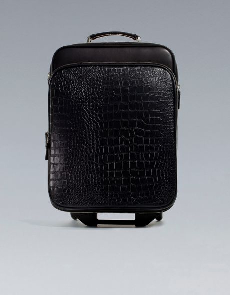 black suitcase for men