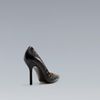 Zara Studded Court Shoe in Black - Lyst