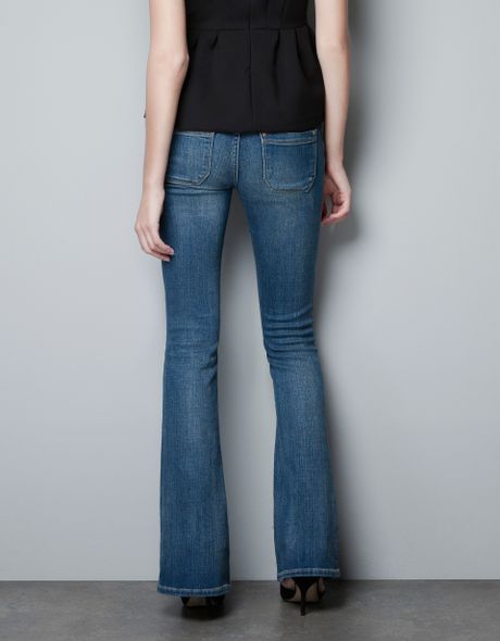 zara skinny flare jeans