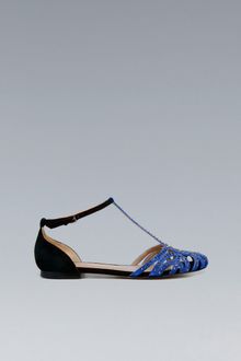 Zara Flat Jelly Sandals - Lyst