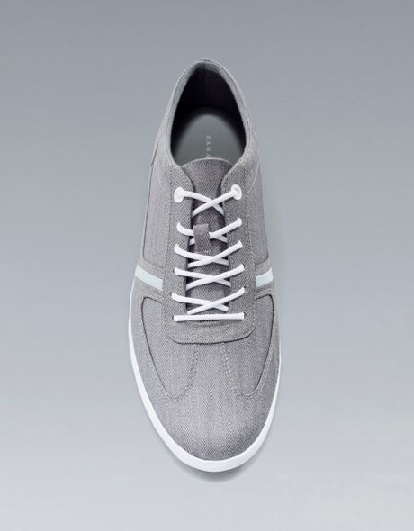 Zara Plimsoll with Band in Gray for Men (grey)