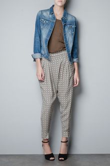 Zara Light Wash Denim Jacket - Lyst