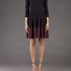 Alexander Mcqueen Ruffle Skirt Dress in Purple (aubergine) - Lyst
