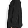 Alexander Mcqueen Ruffled Silk Crepe Blouse in Black - Lyst