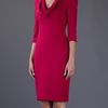 Alexander Mcqueen Silk Dress in Red (cherry) - Lyst