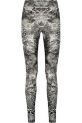 Alexander McQueen Dandelion Print Stretch Leggings