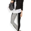 Alexander Wang Wool Blend and Rubberized Tweed Leggings Style Pants in Black - Lyst