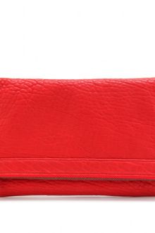 Alexander Wang Textured Leather Clutch - Lyst