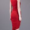 Alexander Wang Asymmetric Draped Dress in Red - Lyst