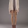 Alice + Olivia Izzy Cascade Fur Cardigan in Beige (nude) - Lyst