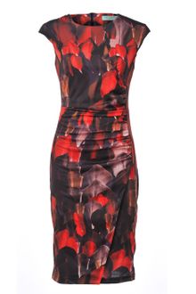Almost Famous Petal Printed Sleeveless Dress - Lyst