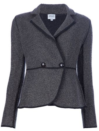 Armani Cropped Blazer - Lyst