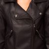Asos Collection Asos Pu Quilted Biker Jacket in Black - Lyst
