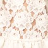 Asos Collection Asos Heavy Lace Top with Peplum in Black - Lyst