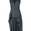 Balenciaga Halter Neck Dress in Green - Lyst