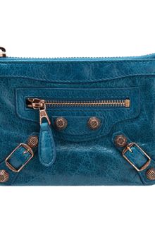 Balenciaga Arena Giant Rose Gold Porte Monnaie - Lyst