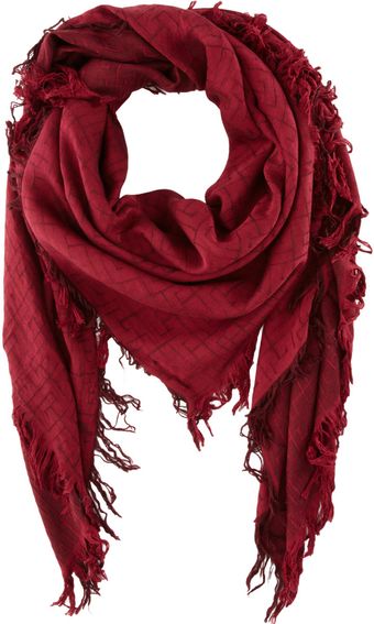 Balmain Oversized Damask Jacquard Scarf - Lyst