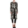 Bottega Veneta Jacquard Coat in Black - Lyst