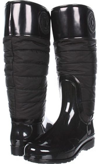 Burberry Quilted Panel Weather Boots - Lyst