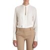 Chloé Center Panel Blouse in White - Lyst