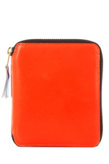 Comme Des Garçons Orange Fluorescent Zip Around Wallet - Lyst