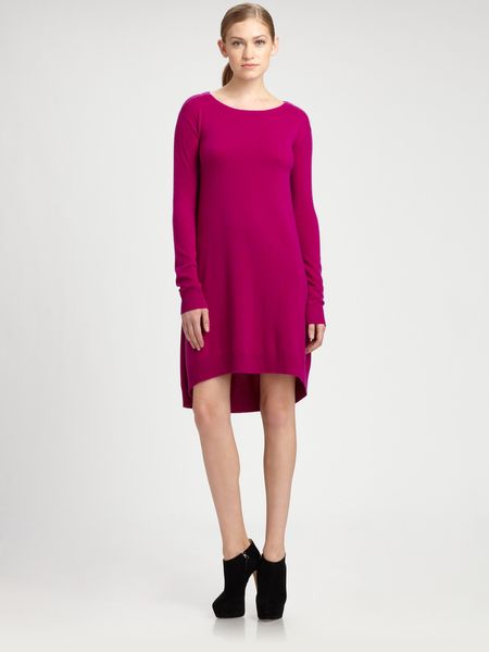 Diane Von Furstenberg Branitta Hilo Sweater Dress in Pink (roseberry) - Lyst