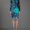 Emilio Pucci Printed Dress in Black - Lyst