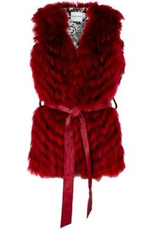 Giorgio Brato Rabbit Fur Gilet - Lyst