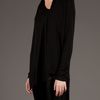 Givenchy Fringed Cardigan in Black - Lyst