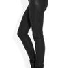 Helmut Lang Helmut Mid Rise Glossed Skinny Jeans in Black - Lyst